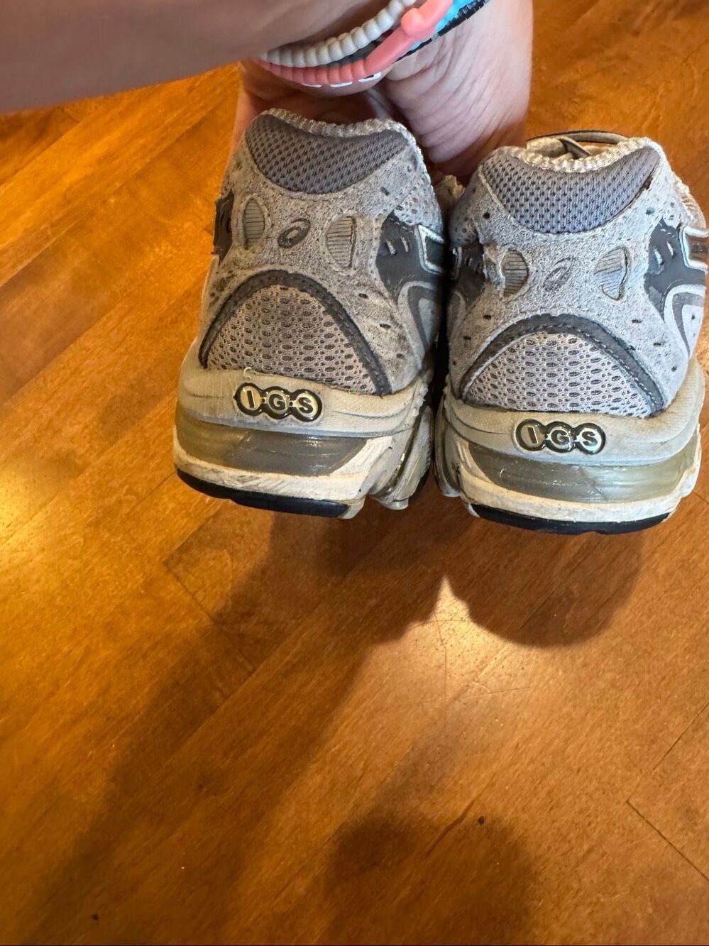 Y2K ASICS Gel Evolution 6 Women’s 9 Gray Silver Running Sneakers T164N IGS - Picture 4 of 6